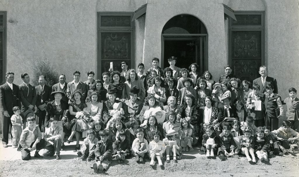 Easter Service at Chadbourne Church - 1948 by Stewart