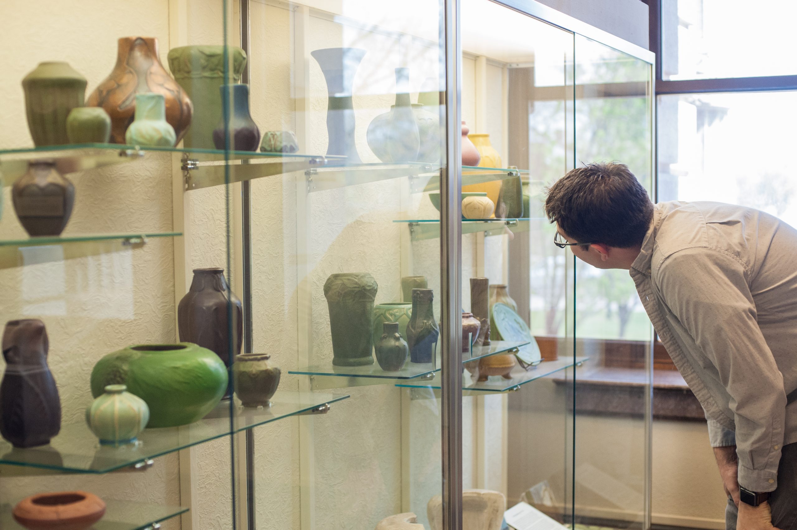 Van Briggle Pottery Showcase_Pioneers Museum-2834