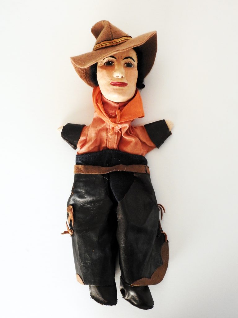 Puppets Representing Historical Figures of the Pikes Peak Region, 1935-1939. Generously donated by Gwen Giddens, Learning Resources Center, CSSD 11.