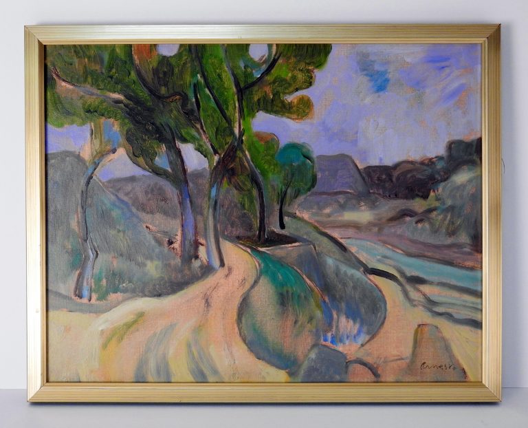 Monument Valley Park, Oil on Canvas by Bernard Arnest, ca. 1981. Generously Donated by the children of Barbara Arnest, 2017.80.3.