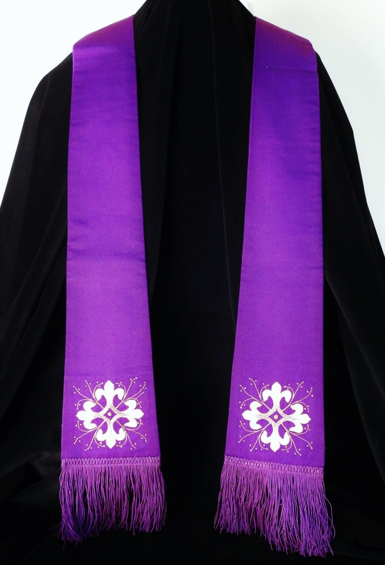 Episcopal Stole of Reverend Sherman Coolidge, 1920-1940. Generously Donated by Philip Heinicke, 2018.24.24.