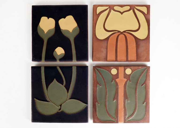 Van Briggle Tiles, 2009. Generously donated by Downtown Partnership, 2020.81.1.