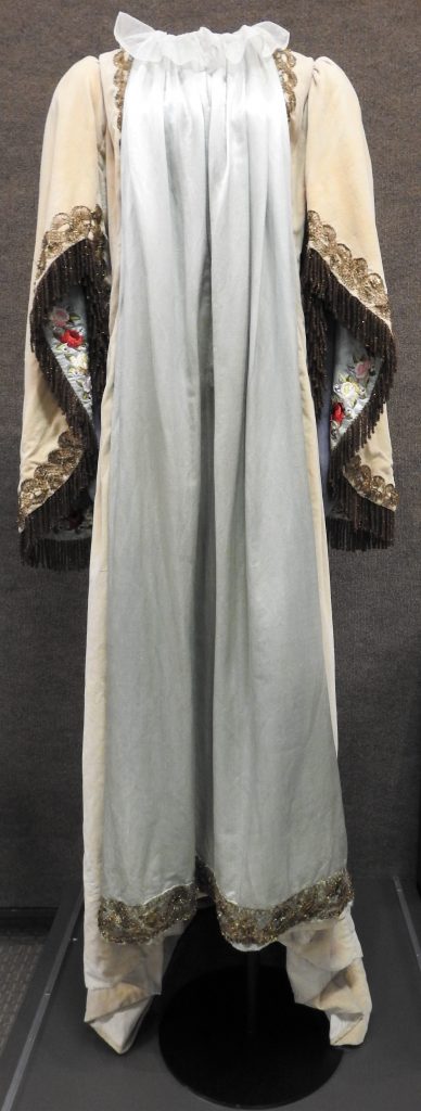 The Order of Pythian Sisters’ Robe, ca. 1910. Generously Donated by Mrs. J.G. Weinzinger.