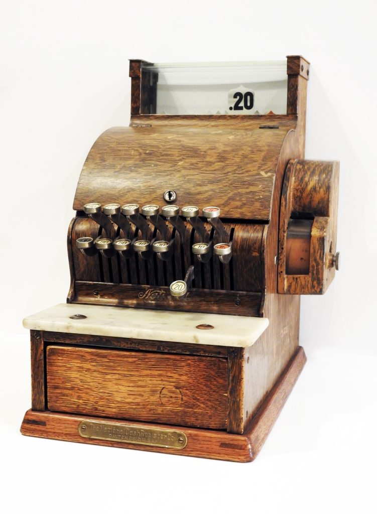 Cotton Club Cash Register, ca. 1950. Generously donated by Fannie Mae Duncan, 75-90-5.