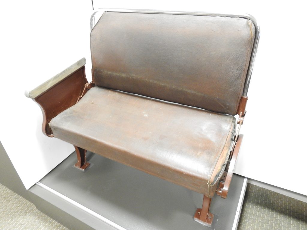 Incline Railway Seat, ca. 1920, Generously Donated by Art Hill, 998.53.167