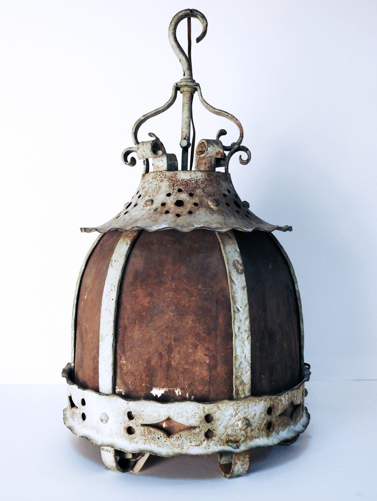 Hanging Lamp From the Second Antlers Hotel, 1901. Generously donate by Mr. Norton Bain, 999.47.1.