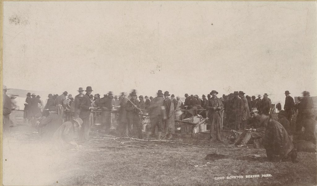 Colorado Springs Police Force at Cripple Creek Strike, June 5, 1894. CSPM Collection