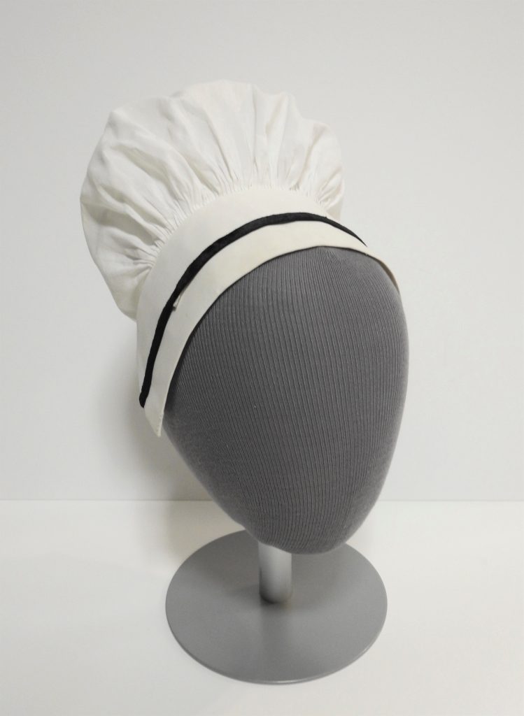 Beth-El Student Nurse Cap, Worn by Grace A. Bodenstein, who graduated in 1946. Generously Loaned by Jo Ruth.