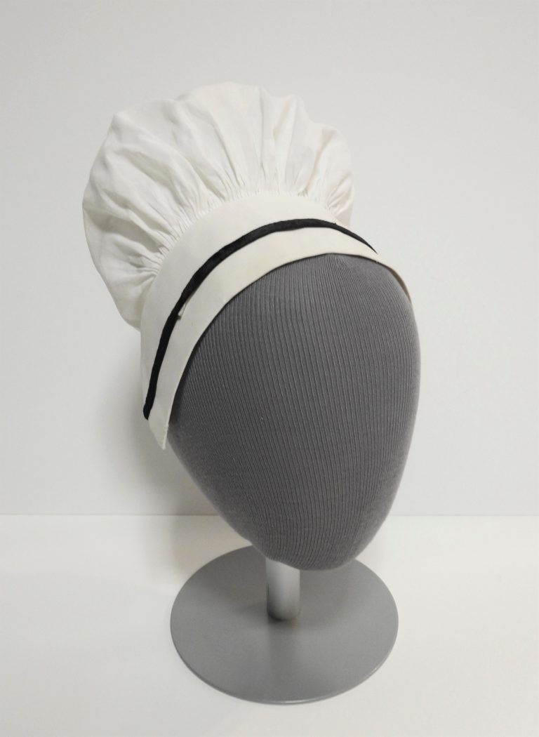 Beth-El Student Nurse Cap, Worn by Grace A. Bodenstein, who graduated in 1946. Generously Loaned by Jo Ruth.