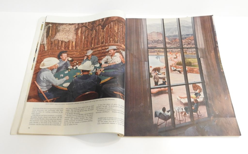 Holiday Magazine featuring Garden of the Gods Club, 1952. Generously Loaned by Lyda Hill.