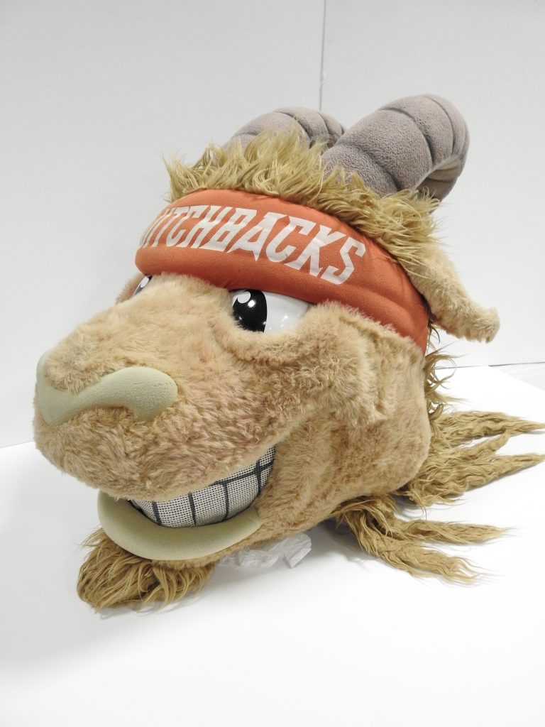 Colorado Springs Switchbacks Football Club “Ziggy” Mascot, ca. 2015, Generously Loaned by the Switchbacks