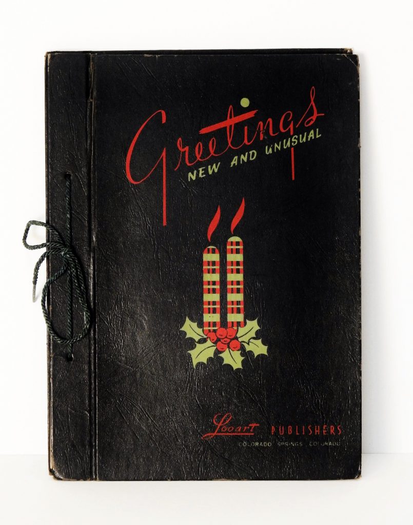 LooArt Holiday Card Catalog, ca. 1950. Generously Donated by Gary Loo, S2019.22