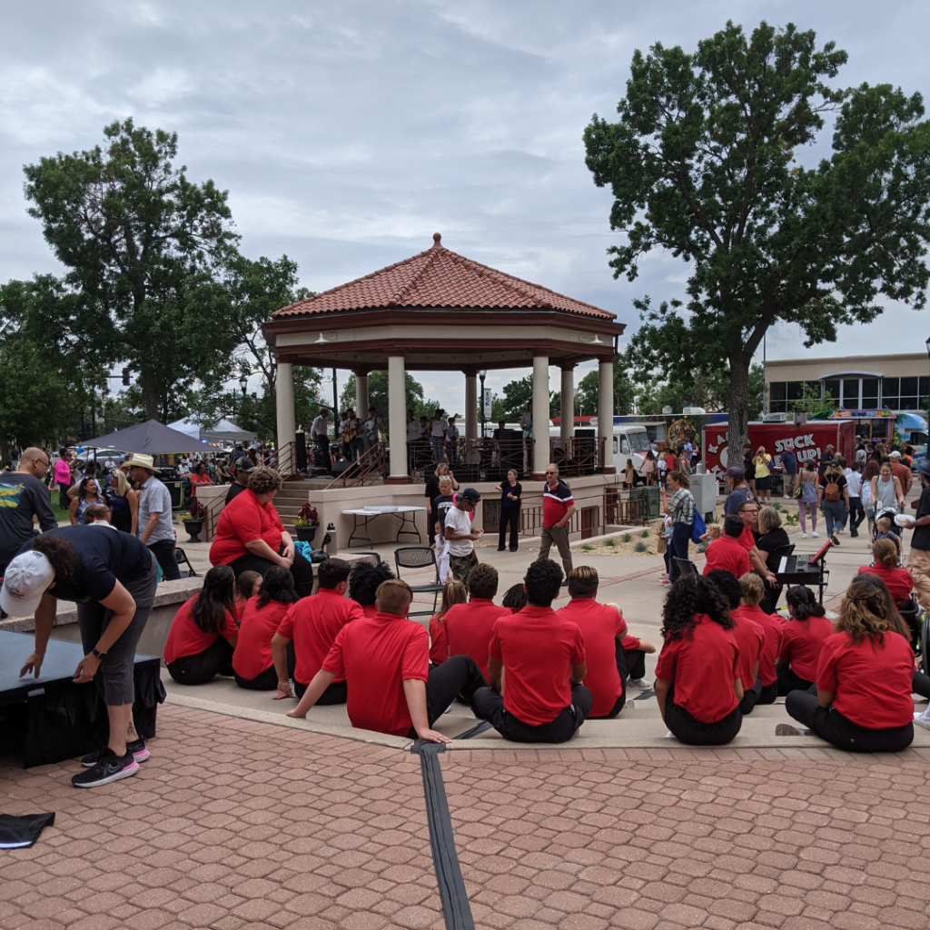 150th Celebration, July 31, 2021, Gazebo on Alamo Square Park.