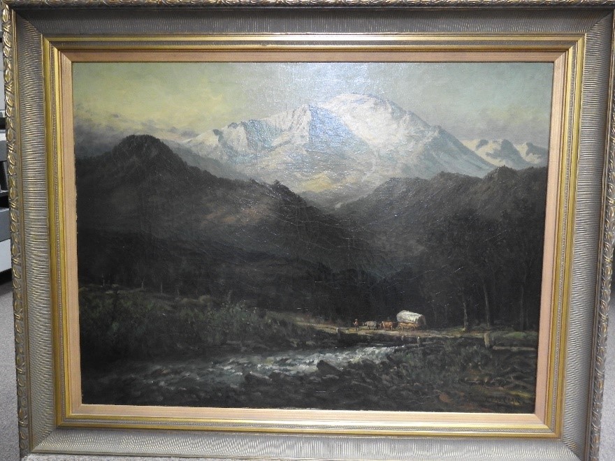 Wagon on the Road to Pikes Peak, ca. 1890, by Charles Craig, Courtesy of Pikes Peak Community Foundation