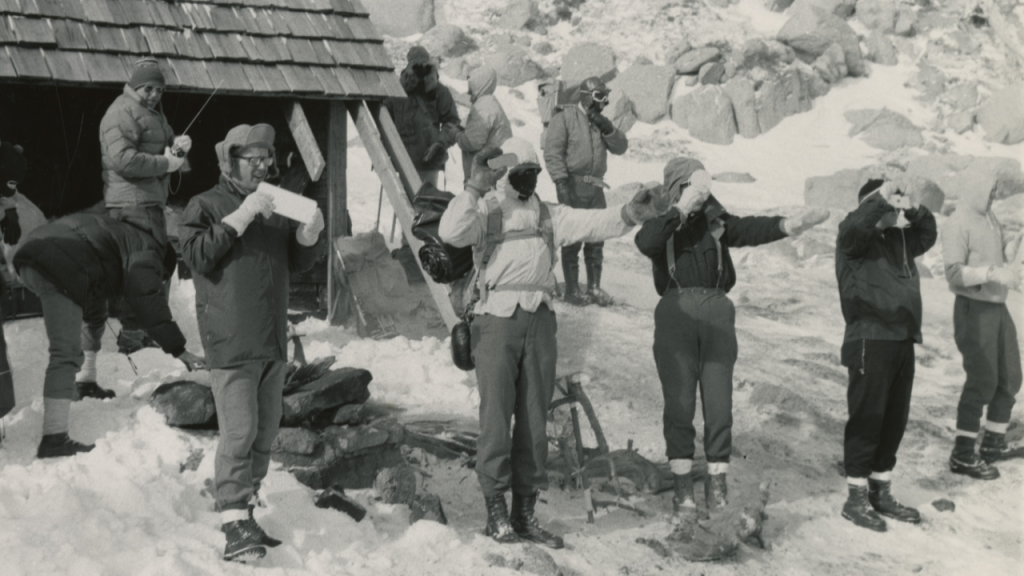 AdAmAn group flashes mirrors at Colorado Springs, 1967.
