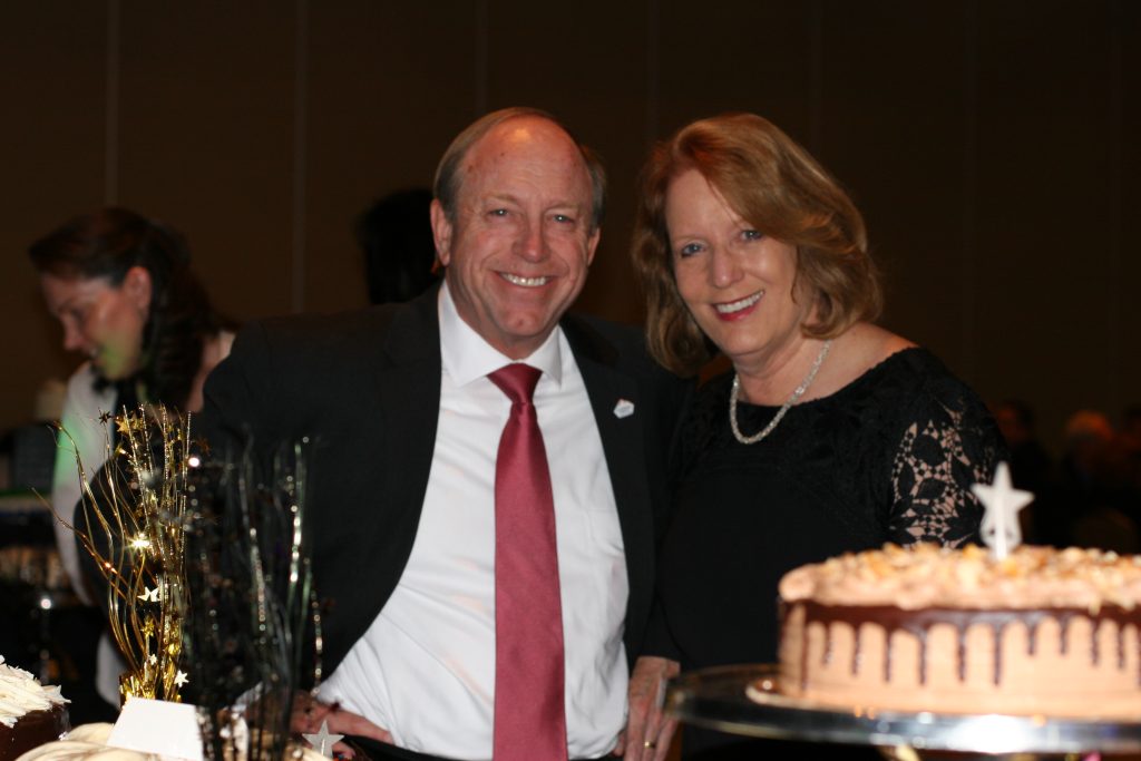 Former Mayor John Suthers and Mrs. Janet Suthers at the St. Mary's Gala in 2019.