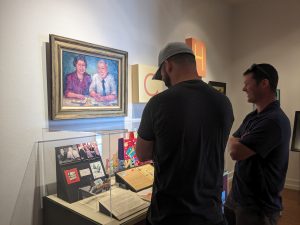 Visitors explore the "C is for Current" story in the "Story of Us" exhibit at the CSPM Annex.