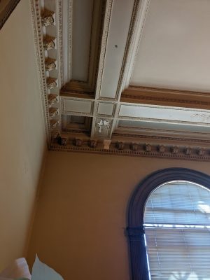 Details of the Divsion III Courtroom.