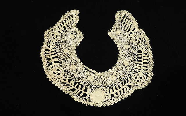 Handmade Lace Collar, Owned by Agnes Louellen Andres Bartlett, a coloratura soprano who sang at the Colorado Springs Opera House, Generously Donated by Gretchen Arnold, Unknown Artist.