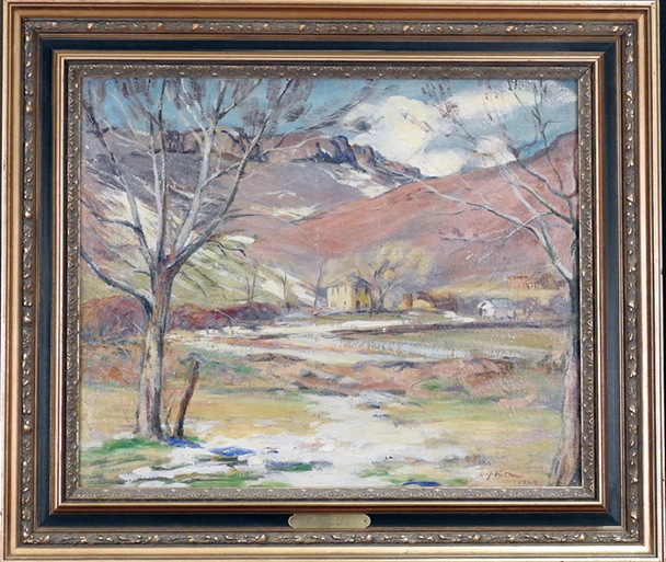 "Platte River Mountain" by Anne Gregory (Van Briggle) Ritter