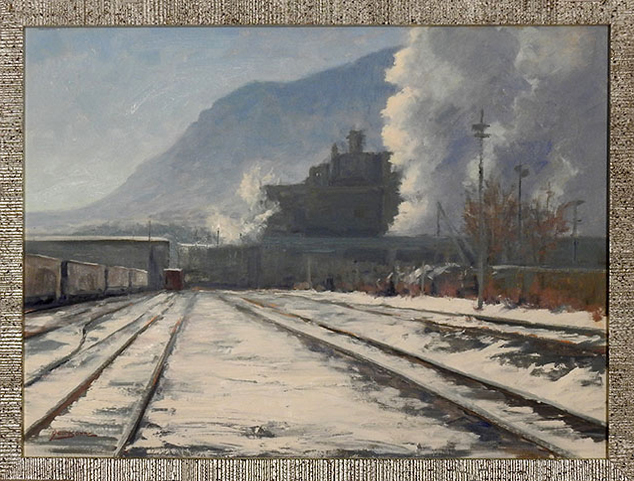 "Snowy Day Power Plant" by Kay Jeansonne