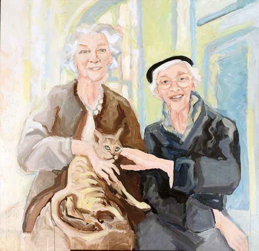 "Portrait of Mary Howbert and Helen Jackson" by Missye Bonds