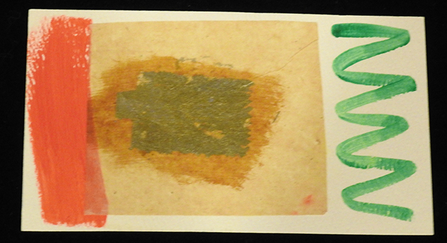 Handmade Postcard, Sent to JoAnn & John Orsborn, 1995, Mary Chenowith