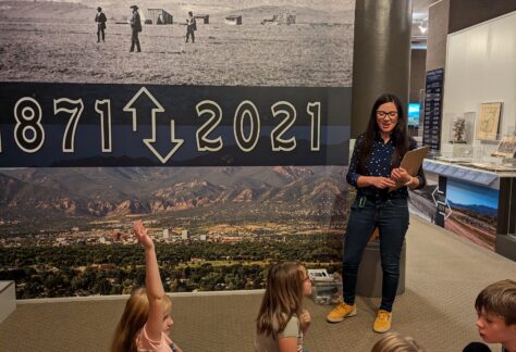 CSPM staff member and education group