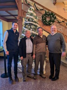 From Left to Right: Davis Tutt, Sam Eppley, CSPM President, John Harner and CSPM Director Matt Mayberry.